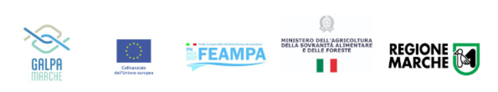 GALPA Marche · Unione Europea · FEAMPA · Ministero dell'Agricoltura · Regione Marche